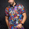 Load image into Gallery viewer, Polo - LABREA, black multi - AU NOIR