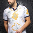 Load image into Gallery viewer, Polo | MOLOKAI, White / Orange - AU NOIR