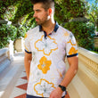 Load image into Gallery viewer, Polo | MOLOKAI, White / Orange - AU NOIR