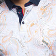 Load image into Gallery viewer, Polo - RIBERA, white orange - AU NOIR