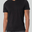 Load image into Gallery viewer, PURE & SIMPLE | Organic Cotton V Neck T-Shirt Black Pure & Simple