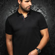 Load image into Gallery viewer, Short-Sleeve Polo | Eagle Black - AU NOIR