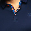 Load image into Gallery viewer, Short-Sleeve Polo | Eagle Navy - AU NOIR