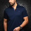 Load image into Gallery viewer, Short-Sleeve Polo | Eagle Navy - AU NOIR