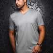 Load image into Gallery viewer, T-shirt | MICHAEL-V, light grey - AU NOIR