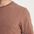 Load image into Gallery viewer, 34 HERITAGE | Slub Crew Neck Tee | Cappuccino 34 Heritage