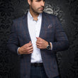 Load image into Gallery viewer, VESTON | CENTURY PLAID, Navy - AU NOIR