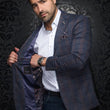 Load image into Gallery viewer, VESTON | CENTURY PLAID, Navy - AU NOIR