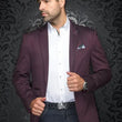Load image into Gallery viewer, AU NOIR I Blazer I Reynolds Burgundy - Brothers Clothing Co.