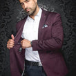 Load image into Gallery viewer, AU NOIR I Blazer I Reynolds Burgundy - Brothers Clothing Co.