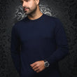 Load image into Gallery viewer, CHANDAIL DE LAINE MERINO | MARINI, Navy - AU NOIR