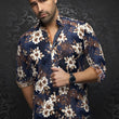 Load image into Gallery viewer, CHEMISE | ROSSETTI, Navy - AU NOIR