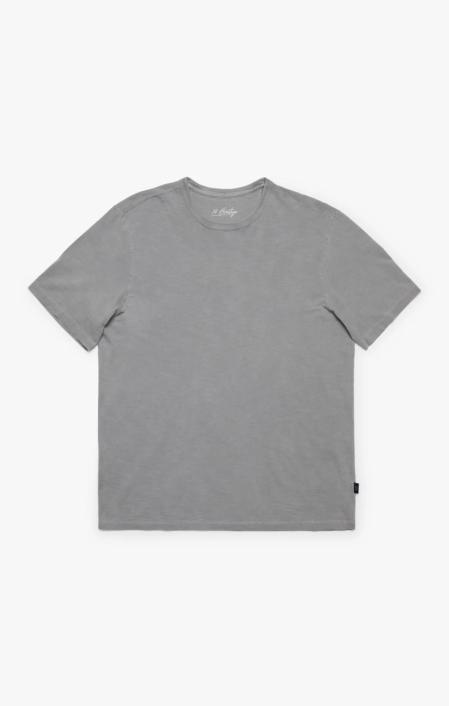 34 HERITAGE | Slub Crew Neck Tee | Gray