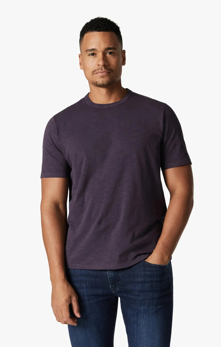 34 HERITAGE | Slub Crew Neck Tee | Sweet Grape 34 Heritage