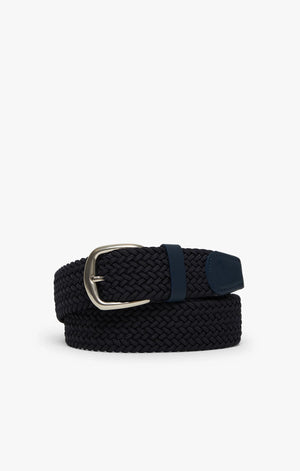 34 HERITAGE | Elastic Belt | Navy Blue