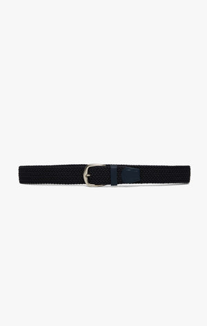 34 HERITAGE | Elastic Belt | Navy Blue - Brothers Clothing Co.