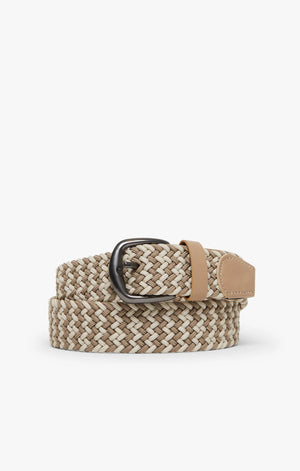 34 HERITAGE | Elastic Belt | Beige Multi