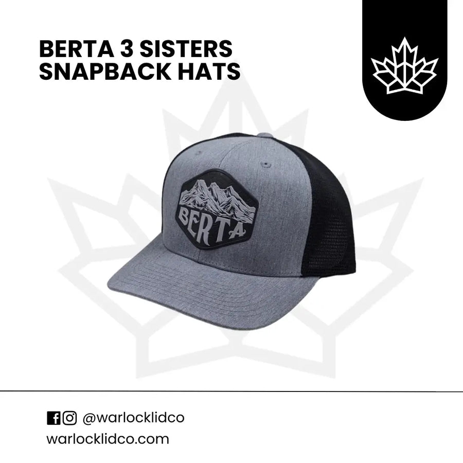 Warlock Lid Co | Berta 3 Sisters Mountains Snapback Warlock Lid Co