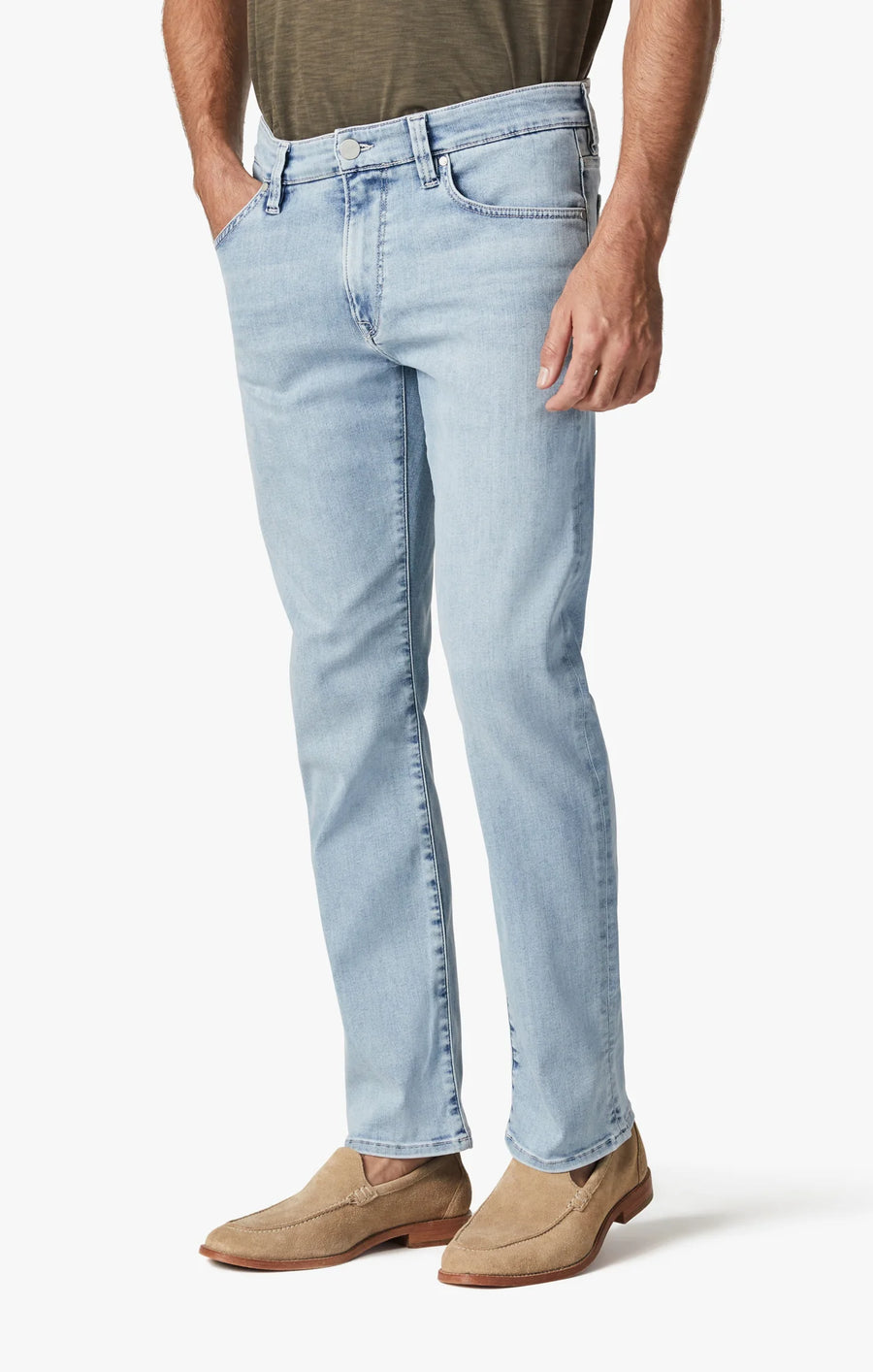 34 HERITAGE | Courage Straight Leg Jeans | Bleached Urban