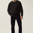 Load image into Gallery viewer, 34 Heritage | French Terry Crew Sweater | Black
