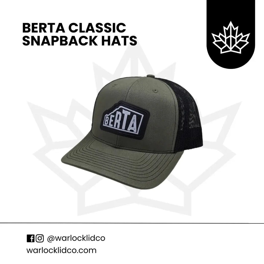 Warlock Lid Co | Berta Classic Snapback Hats Warlock Lid Co