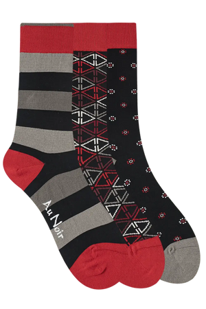 3 PAIRES - CHAUSETTES POUR HOMME - AU NOIR