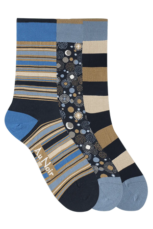 3 PAIRES - CHAUSETTES POUR HOMME - AU NOIR