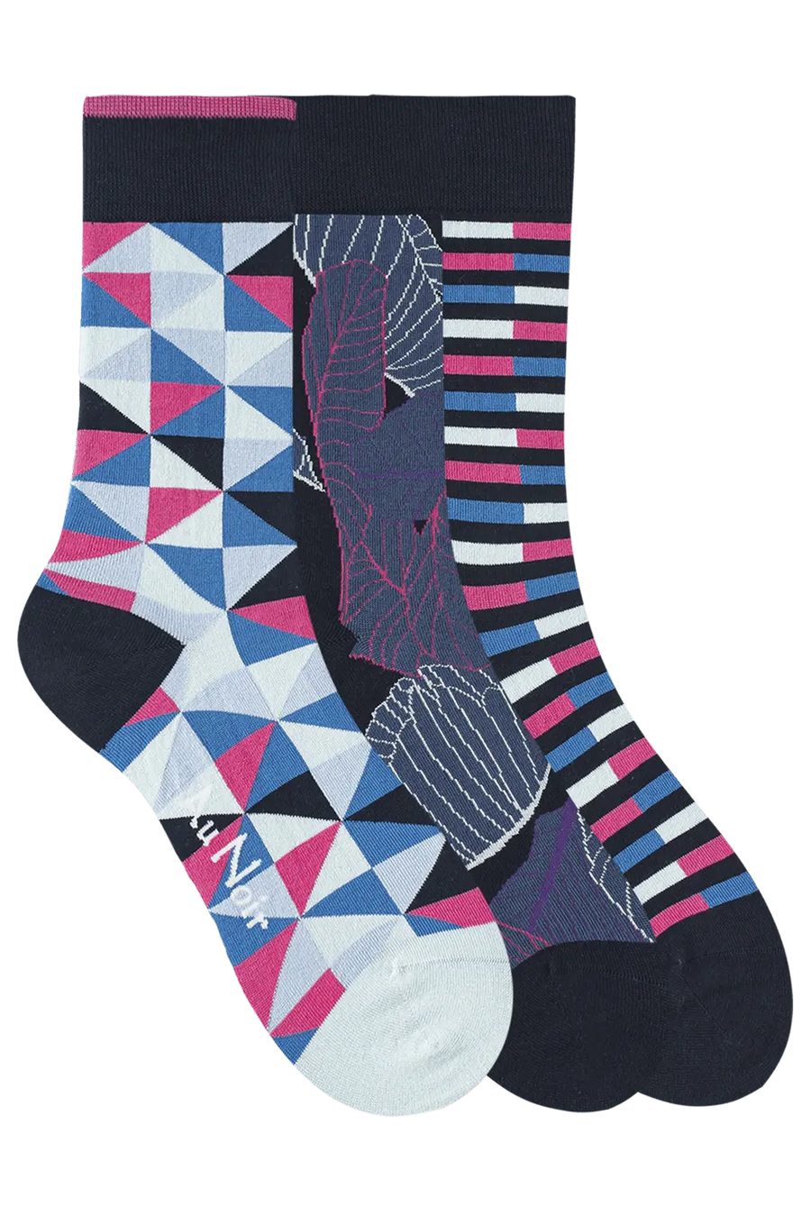 3 PAIRES - CHAUSETTES POUR HOMME - AU NOIR