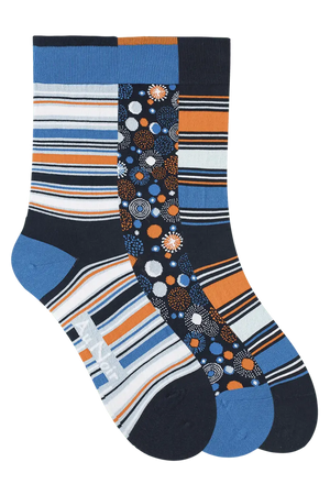 3 PAIRES - CHAUSETTES POUR HOMME - AU NOIR