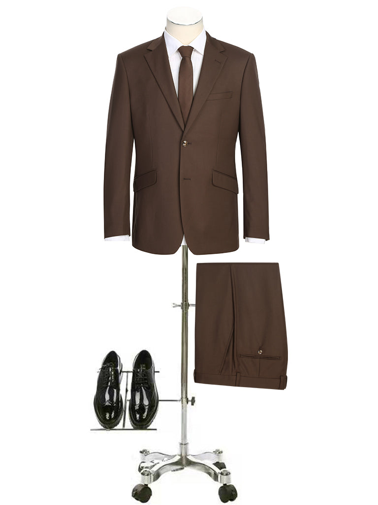 RENOIR | Slim Fit Suit | Chocolate Brown 301-5SL