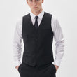 Load image into Gallery viewer, MATINIQUE | Breck Waistcoat | Black Matinique
