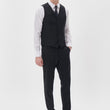 Load image into Gallery viewer, MATINIQUE | Breck Waistcoat | Black Matinique
