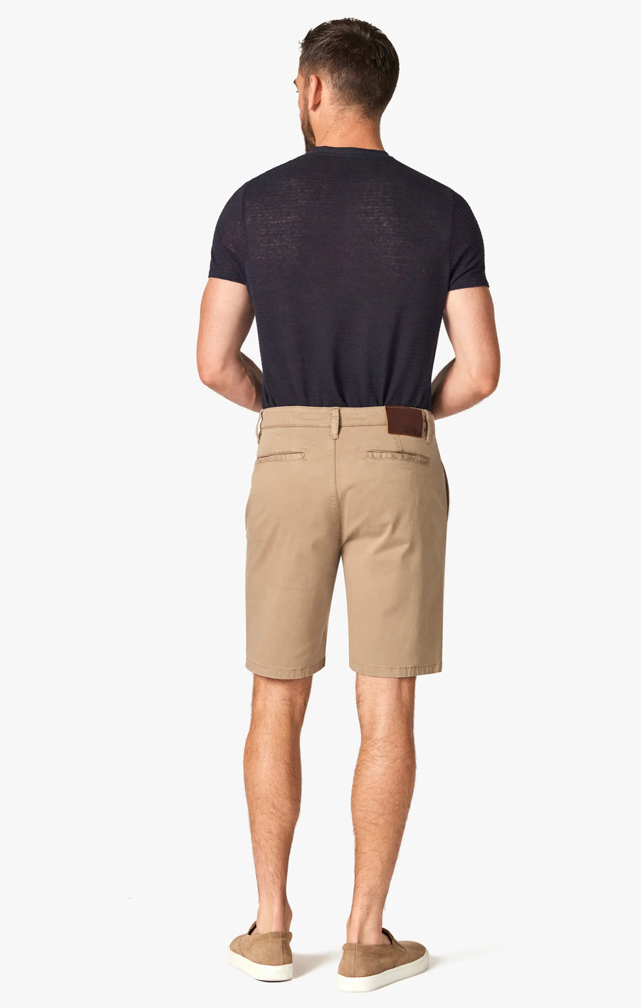 34 HERITAGE | Nevada Shorts | Cashew Brushed Twill