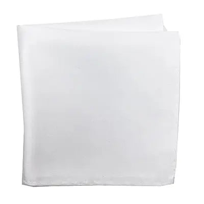 KNOTZ | Pocket Square | White M100-11 KNOTZ