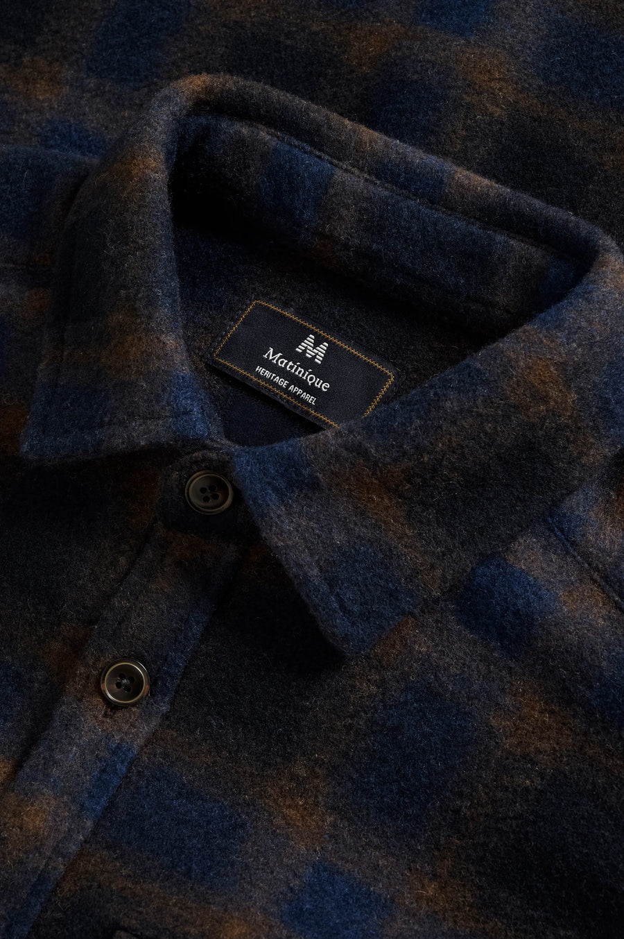 MATINIQUE | MAglibbon Heritage Overshirt | Dark Navy