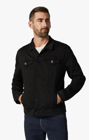 34 HERITAGE | Travis Jacket | Black Brushed Denim 34 Heritage