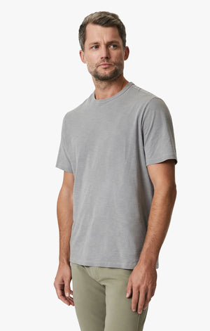 34 HERITAGE | Slub Crew Neck Tee | Gray