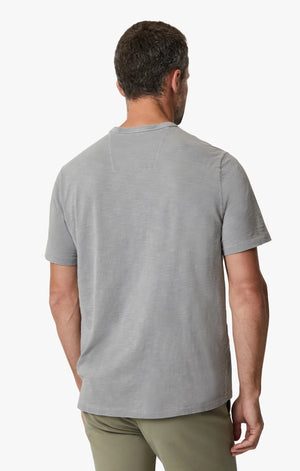 34 HERITAGE | Slub Crew Neck Tee | Gray