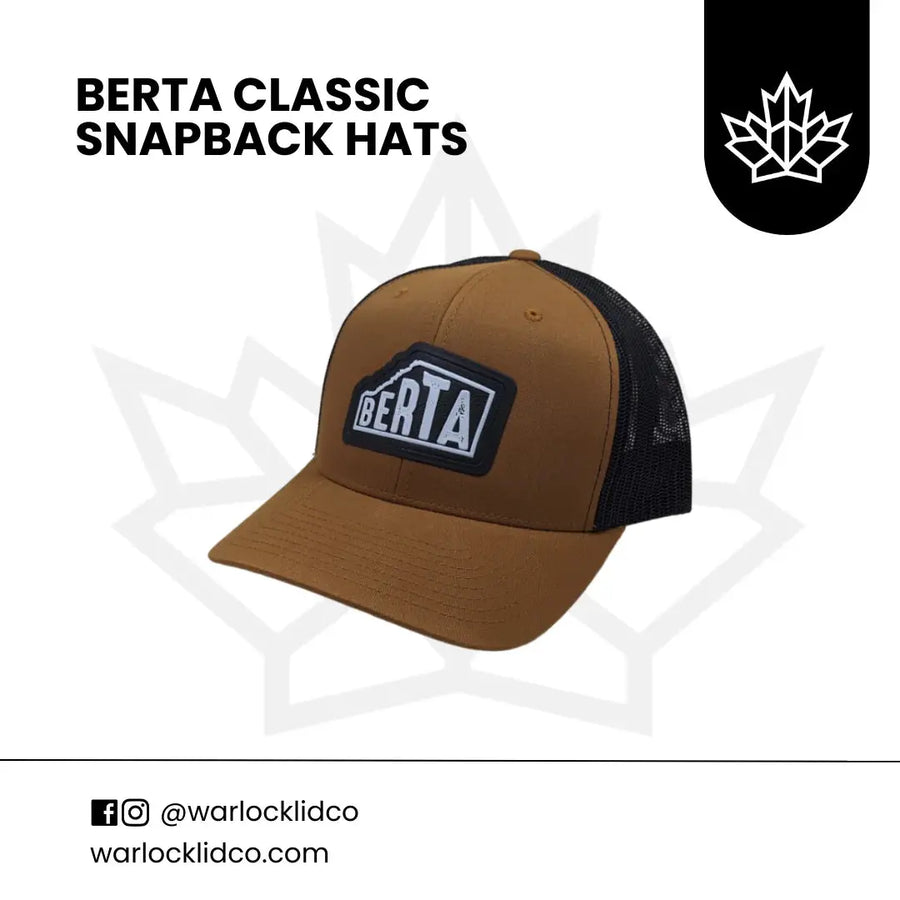 Warlock Lid Co | Berta Classic Snapback Hats Warlock Lid Co