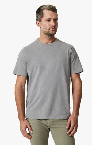 34 HERITAGE | Slub Crew Neck Tee | Gray