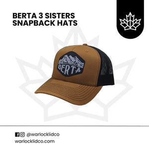 Warlock Lid Co |Berta 3 Sisters Mountains Snapback Warlock Lid Co