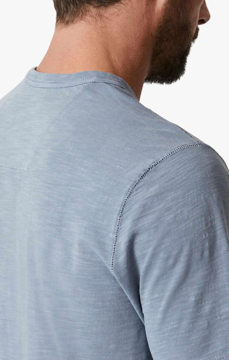 34 HERITAGE | Slub Crew Neck Tee | Vintage Indigo