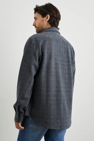 RAILS | Alder | Navy Jaspe Check - Brothers Clothing Co.