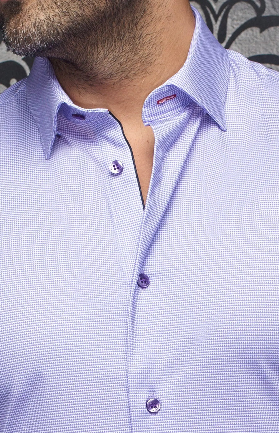 AU NOIR | Long Sleeve Shirt | Alexander PDP Lavendar AU NOIR