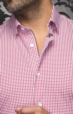 AU NOIR | Long Sleeve Shirt | Alexander WPC Red AU NOIR