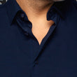 Load image into Gallery viewer, AU NOIR | Long Sleeve Shirt | Alexander-SLD Navy
