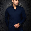 Load image into Gallery viewer, AU NOIR | Long Sleeve Shirt | Alexander-SLD Navy
