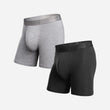 Load image into Gallery viewer, BN3TH | Essentials Boxer Briefs 2pk | Black/Heather Grey
