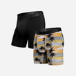 Load image into Gallery viewer, BN3TH | Essentials Boxer Briefs 2pk | Black/Palm Tree Horizon
