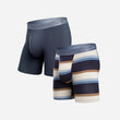 Load image into Gallery viewer, BN3TH | Essentials Boxer Briefs 2pk | Midnight Navy/Retro Wide Strip
